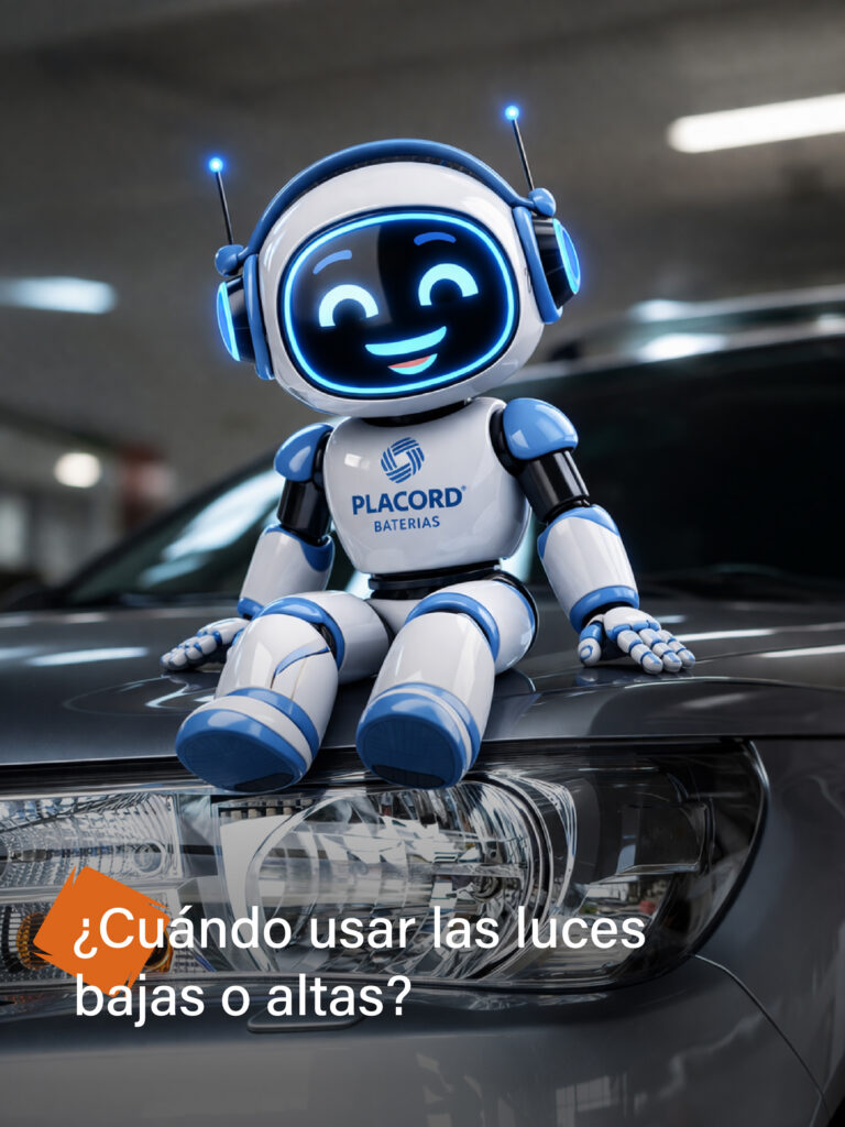 ¿Cuándo usar las luces bajas o altas?